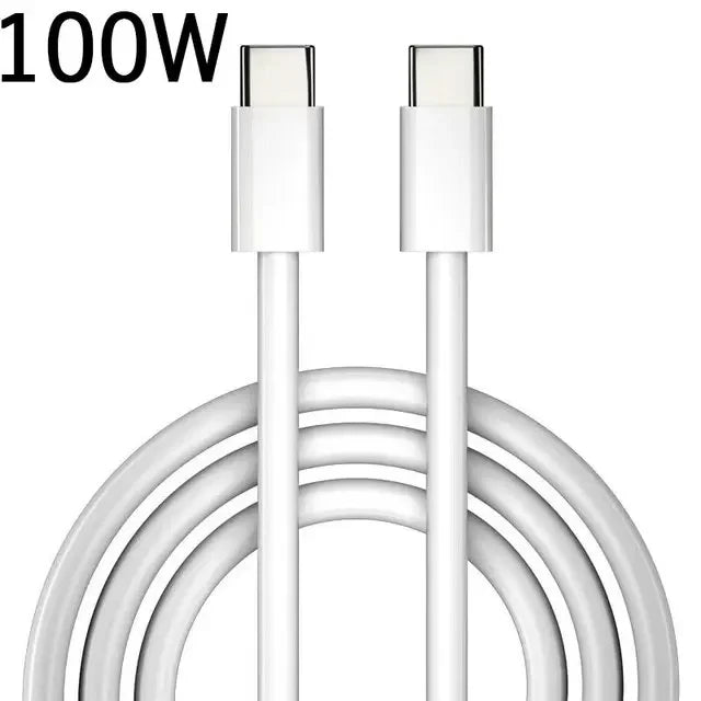 Câble USB-C vers USB-C 100W PD Charge Rapide 5A 0,3m-2m – CLEVI Paris