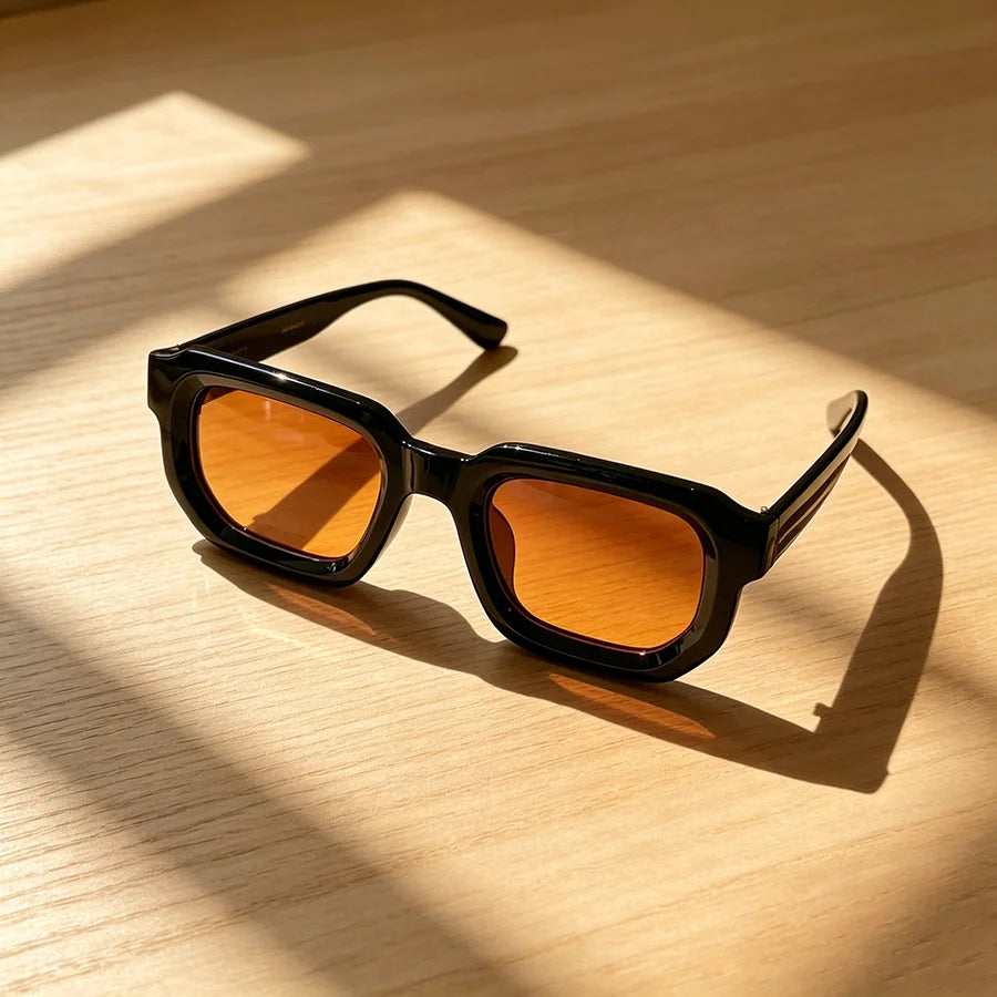 Lunettes de Soleil Rectangulaires Vintage Femme – Lot de 6 ou à l’unité – CLEVI Paris