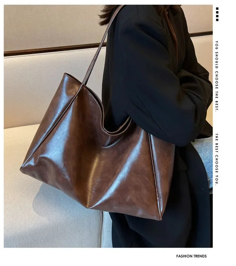 Sac Cabas Femme Cuir PU Grande Capacité — CLEVI Paris