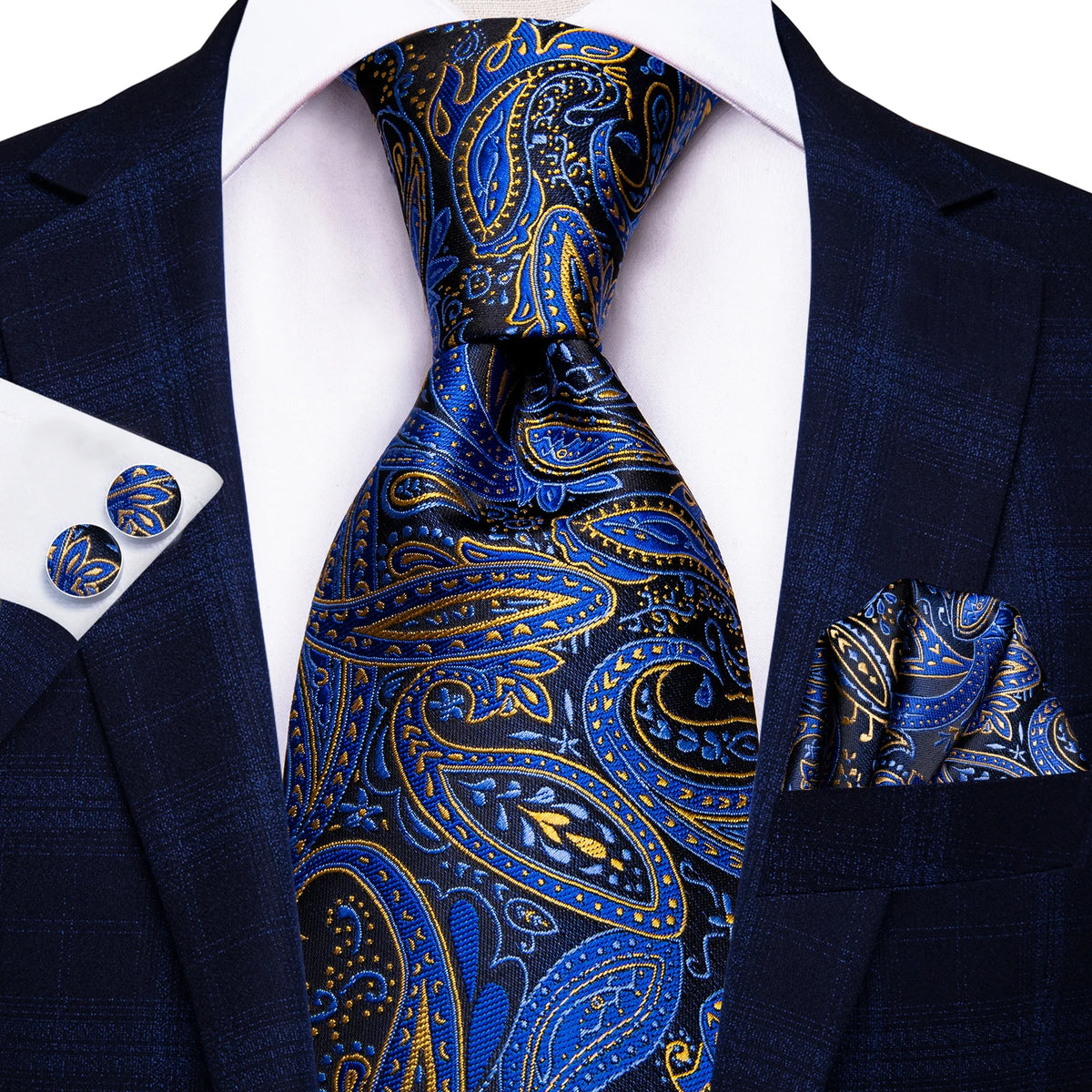 Ensemble cravate homme rayée – CLEVI Paris