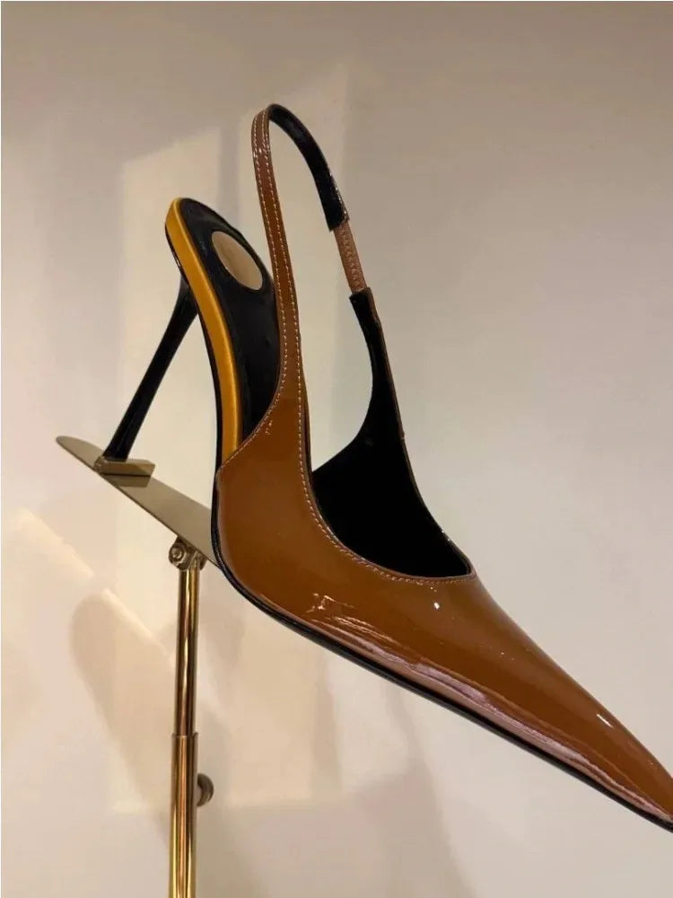 Sandales Stiletto Pointues Femme Talons Aiguilles – CLEVI Paris