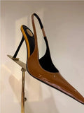 Sandales Stiletto Pointues Femme Talons Aiguilles – CLEVI Paris