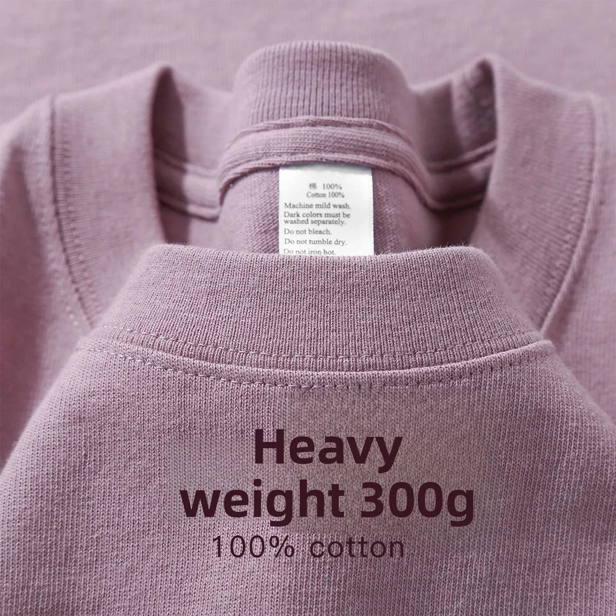 T-Shirt Unisexe Coton Lourd 300g Col Rond Manches Courtes Coupe Loose 18 Coloris Premium – CLEVI Paris