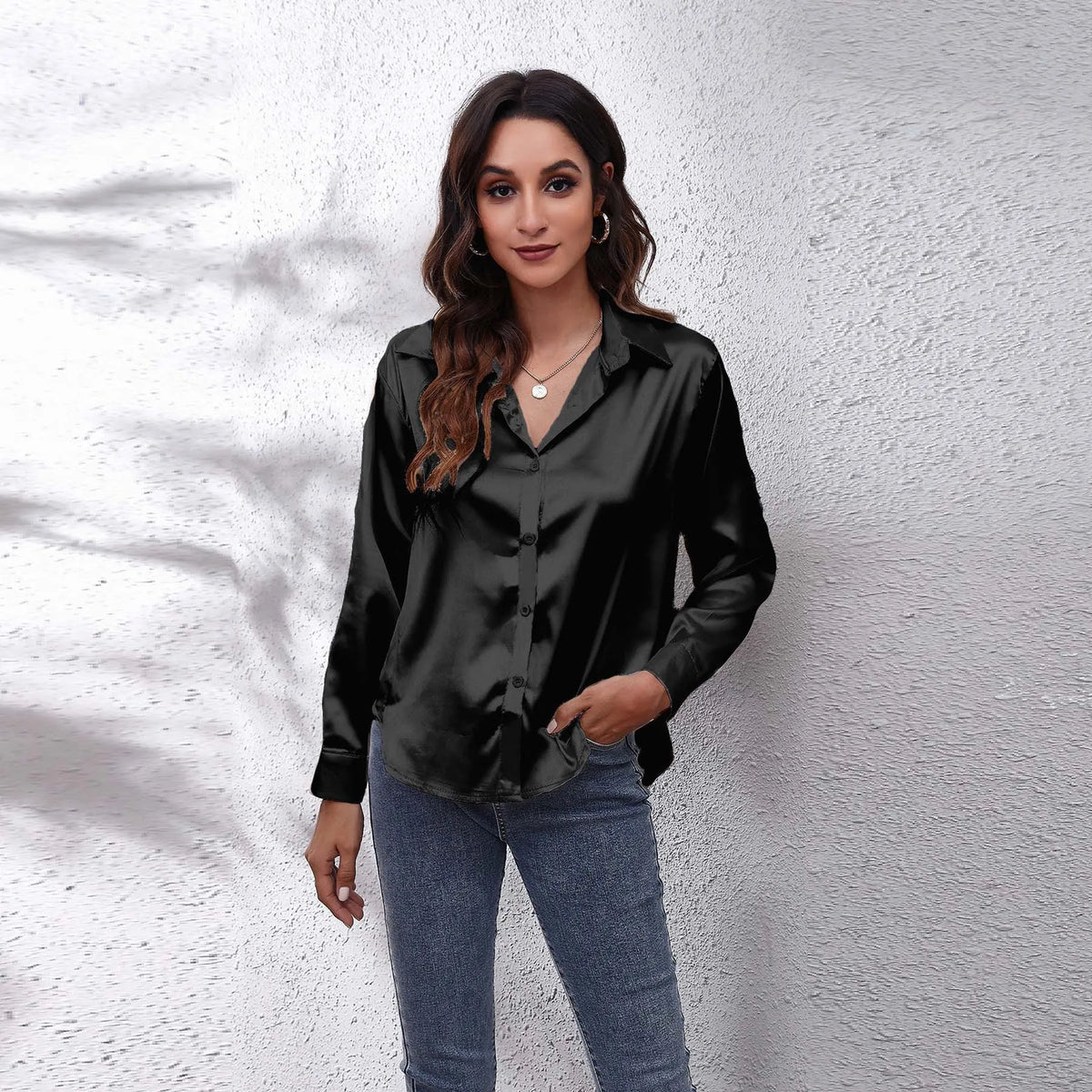 Chemise ample manches longues femme – CLEVI Paris