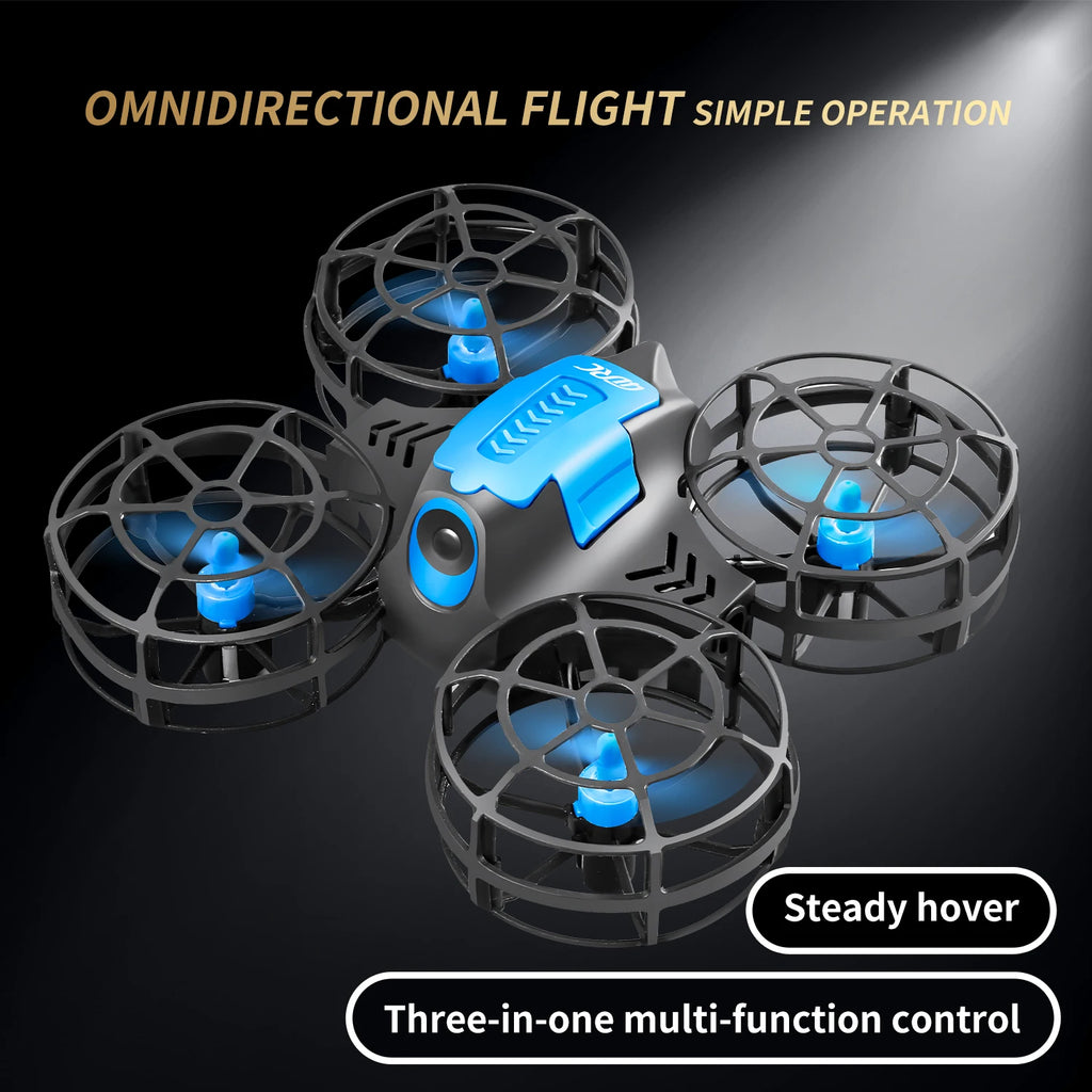 Mini Drone Télécommandé 4DRC V18 – Mode Sans Tête, Maintien d'Altitude, Flip 3D