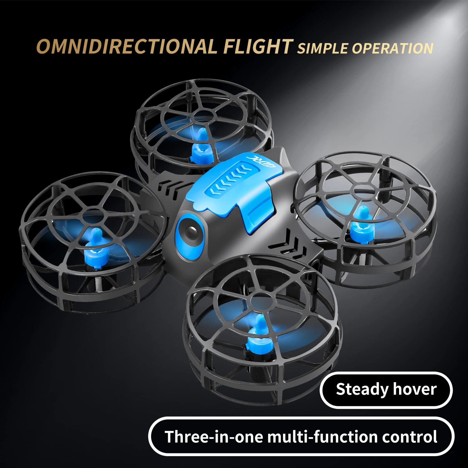 Mini Drone Télécommandé 4DRC V18 – Mode Sans Tête, Maintien d'Altitude, Flip 3D