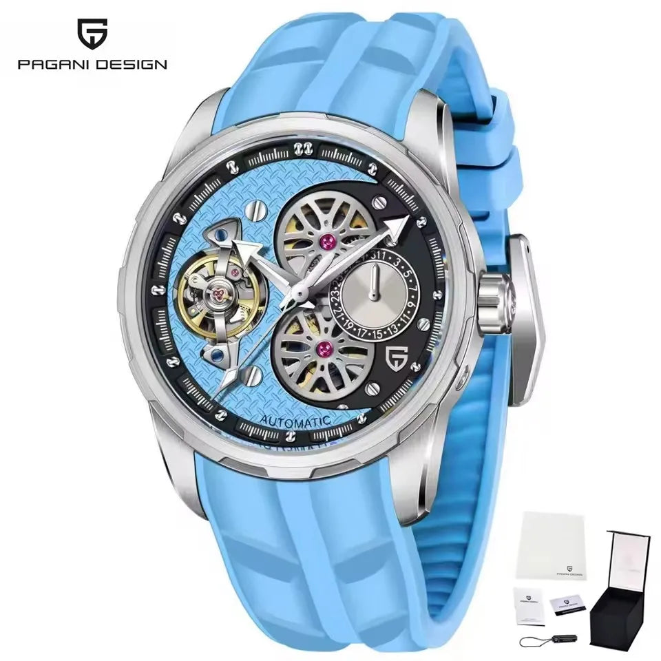 Montre Homme Automatique Squelette Tourbillon Business Pagani Design PD-YS022 – CLEVI Paris