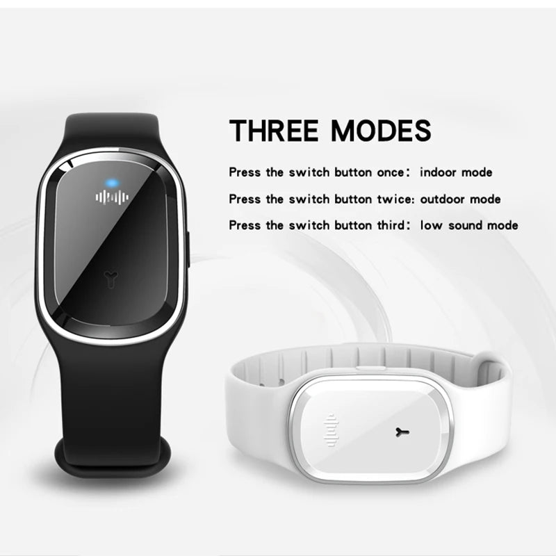 Bracelet Anti-Moustiques Rechargeable USB – Silicone Ajustable, Enfants & Adultes – CLEVI Paris
