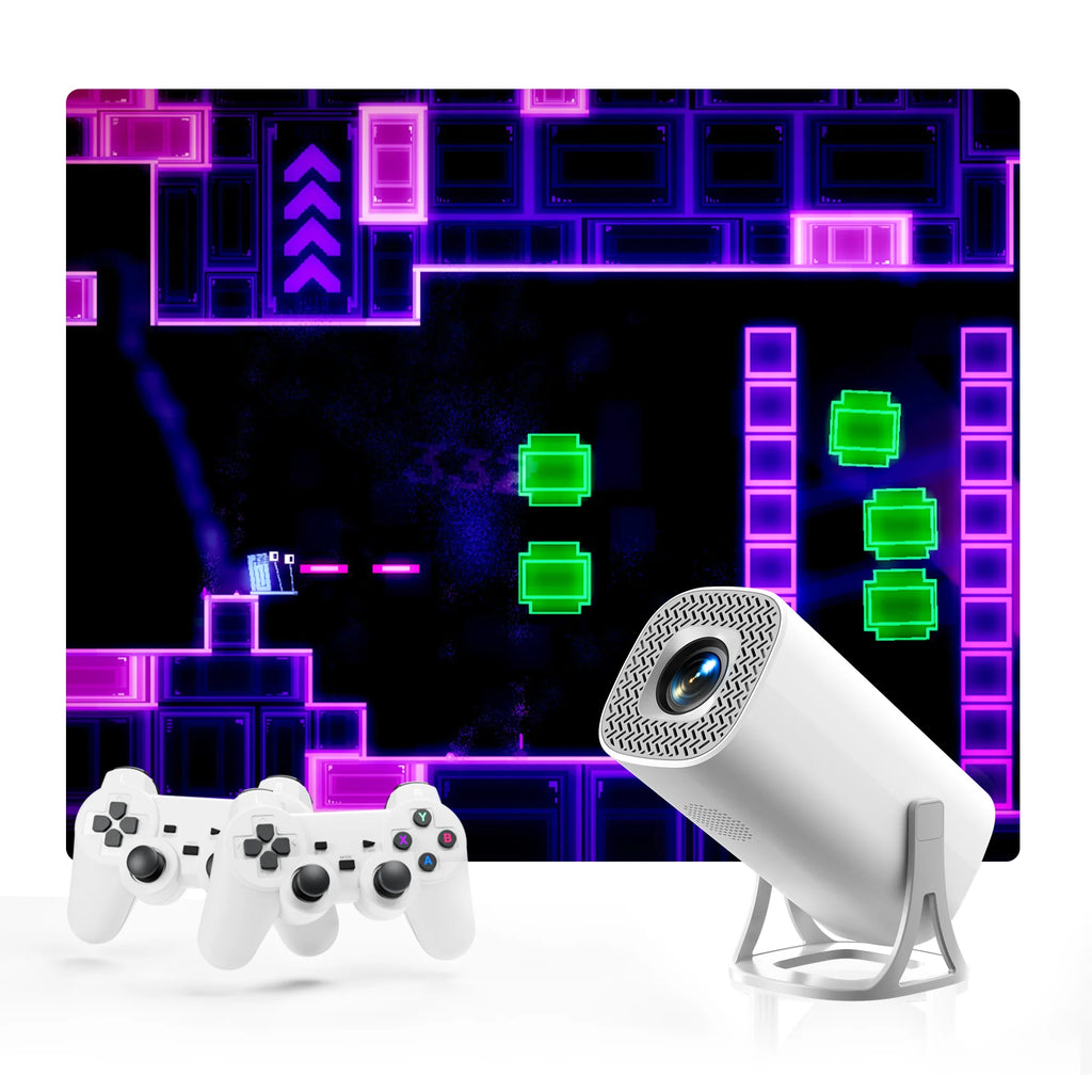 HONGTOP S40MAX Vidéoprojecteur Gaming Android 11 WiFi 6 Bluetooth 720P 3000 Jeux – CLEVI Paris