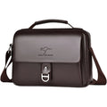 Sacoche Homme Cuir PU – Sac Bandoulière Réglable, Léger & Imperméable