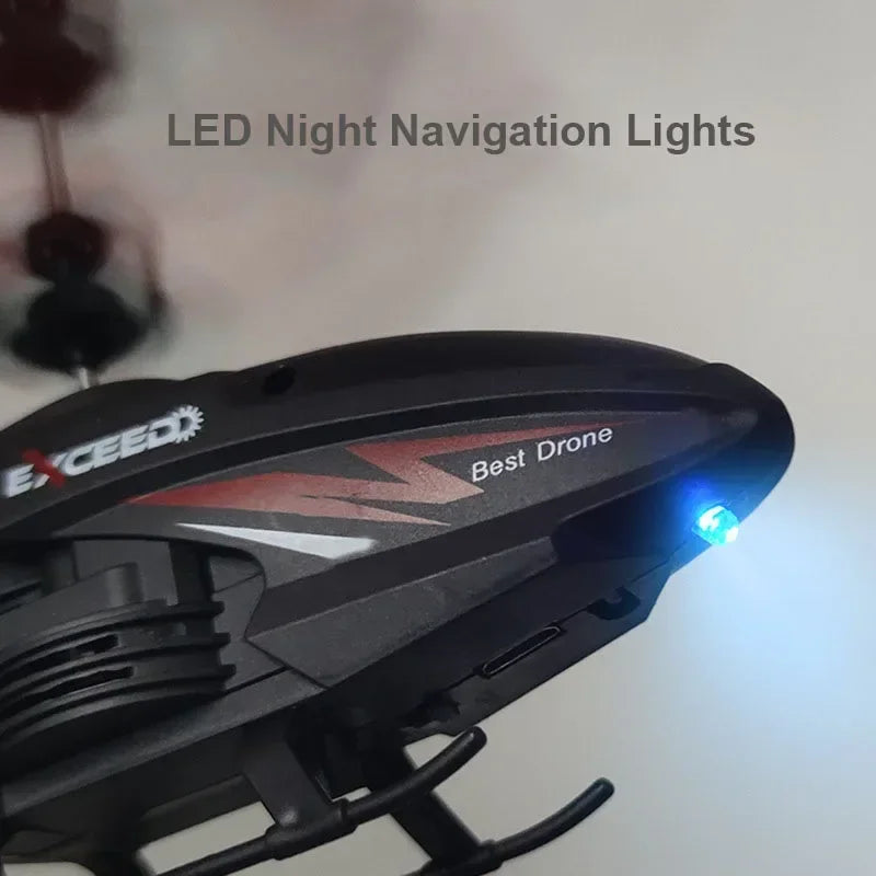 Hélicoptère Télécommandé Anti-Choc avec Lumières – Vol Suspendu, Rechargeable USB – CLEVI Paris