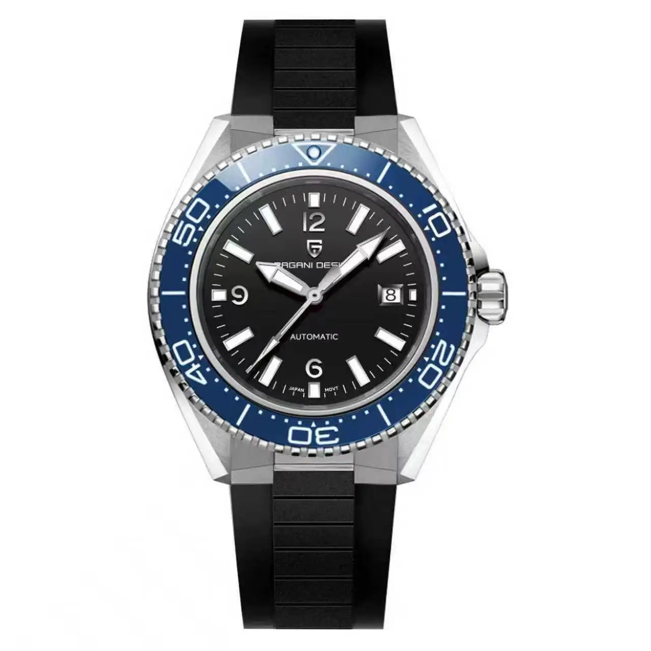 PAGANI DESIGN Montre Plongée Automatique Japonais Homme Lunette Céramique Saphir 100m – CLEVI Paris