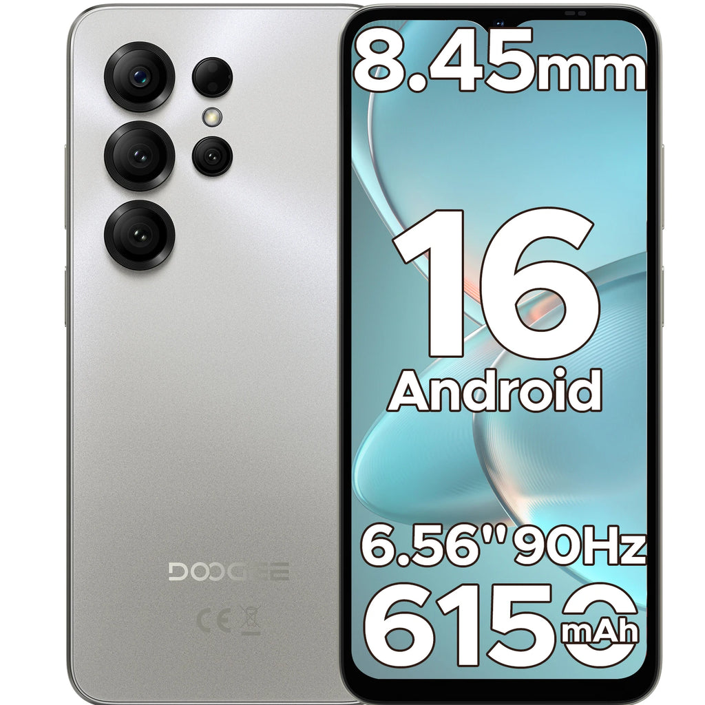 DOOGEE Note56 X Smartphone Android 16 6,56" IPS 90Hz 6150mAh 4G 64Go – CLEVI Paris