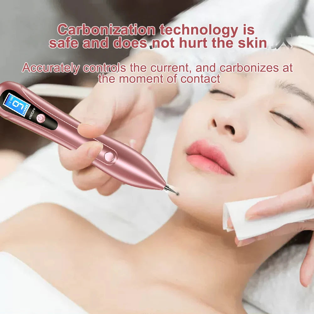 Stylo Plasma Professionnel – Suppression Verrues, Grains de Beauté, Taches, Tatouages & Molluscum – 9 Niveaux, Rechargeable USB