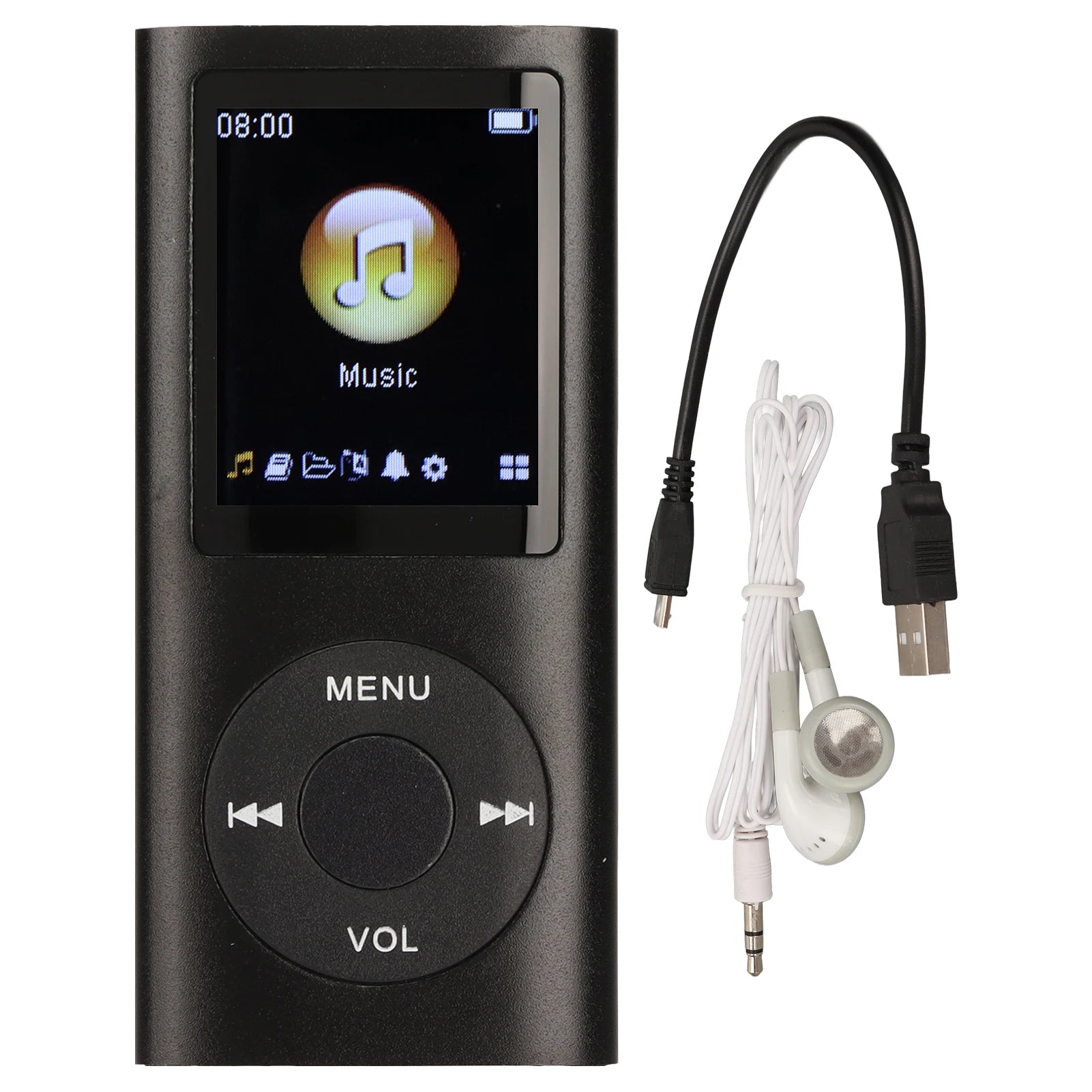 VBESTLIFE Lecteur MP3 Aluminium Bluetooth Écran LCD 1,8" FLAC TF 64Go 8h – CLEVI Paris