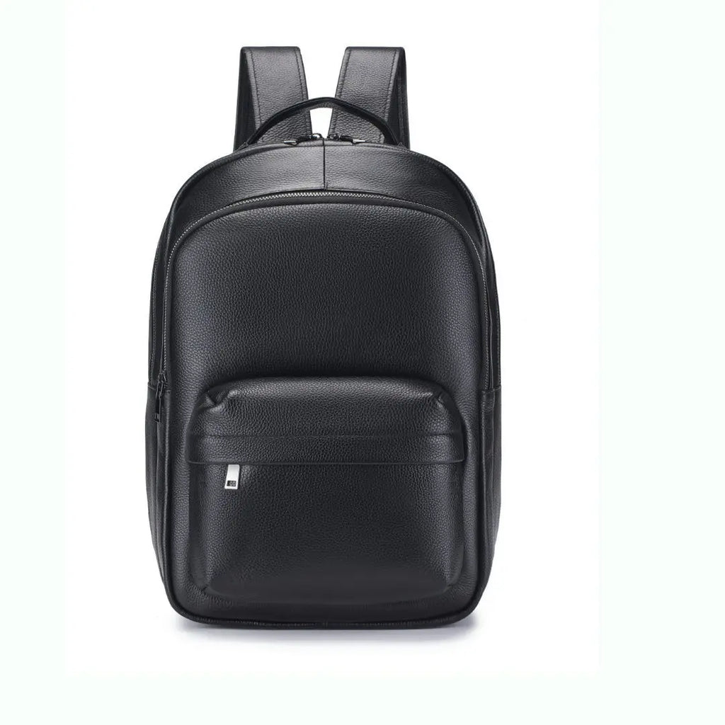 Sac à Dos Homme Cuir Vache Véritable Imperméable 41x28cm 20-35L – CLEVI Paris