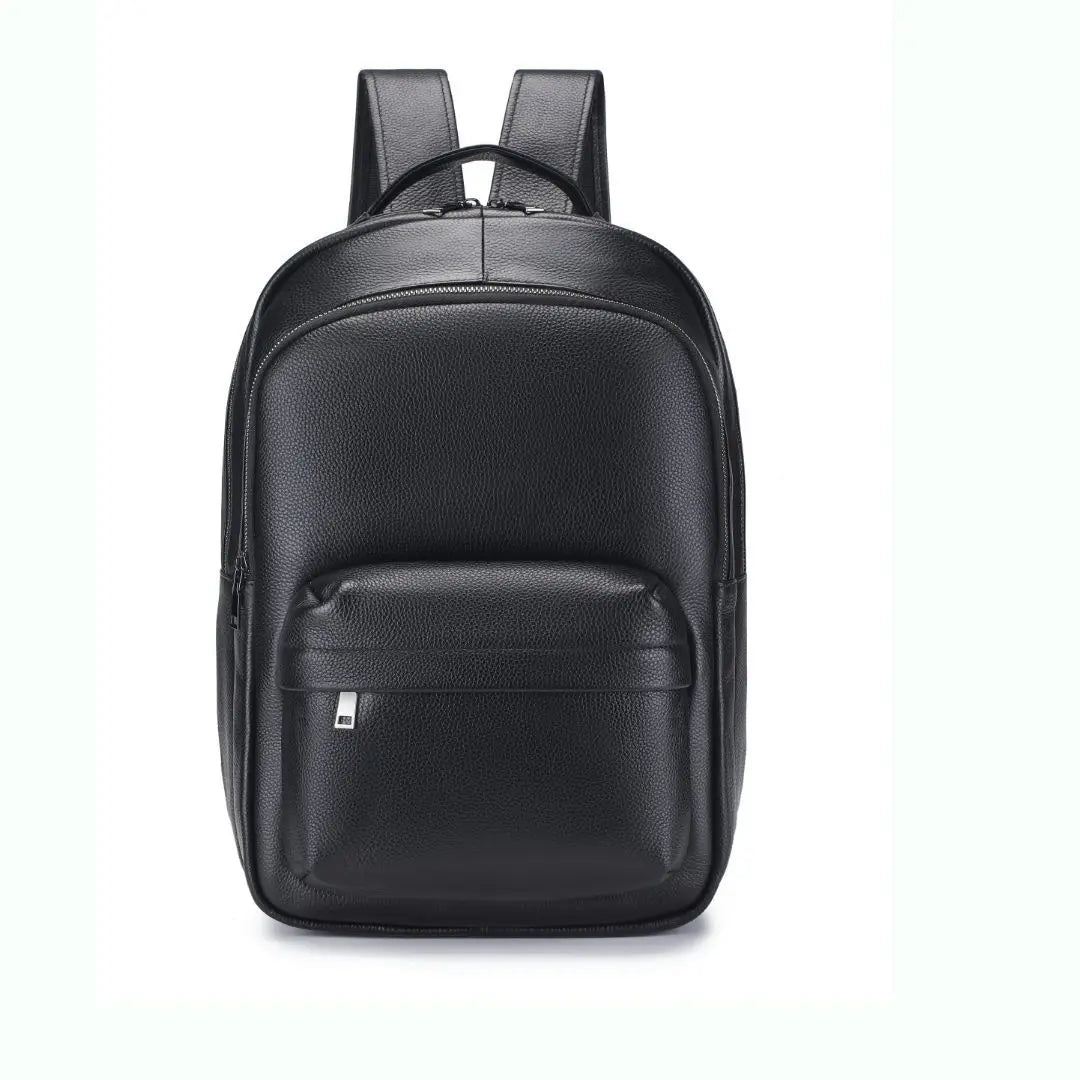 Sac à Dos Homme Cuir Vache Véritable Imperméable 41x28cm 20-35L – CLEVI Paris