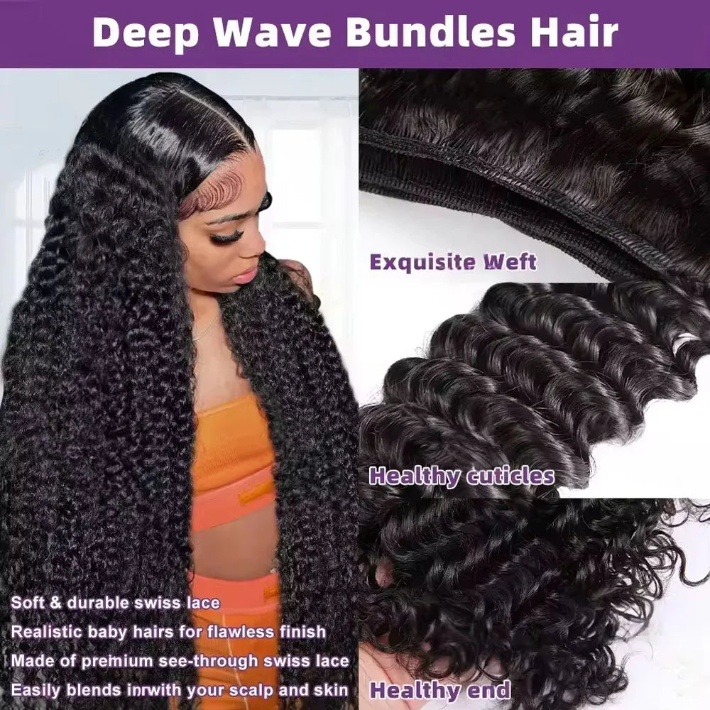 Extensions Deep Wave Remy Hair Brésilien – CLEVI Paris