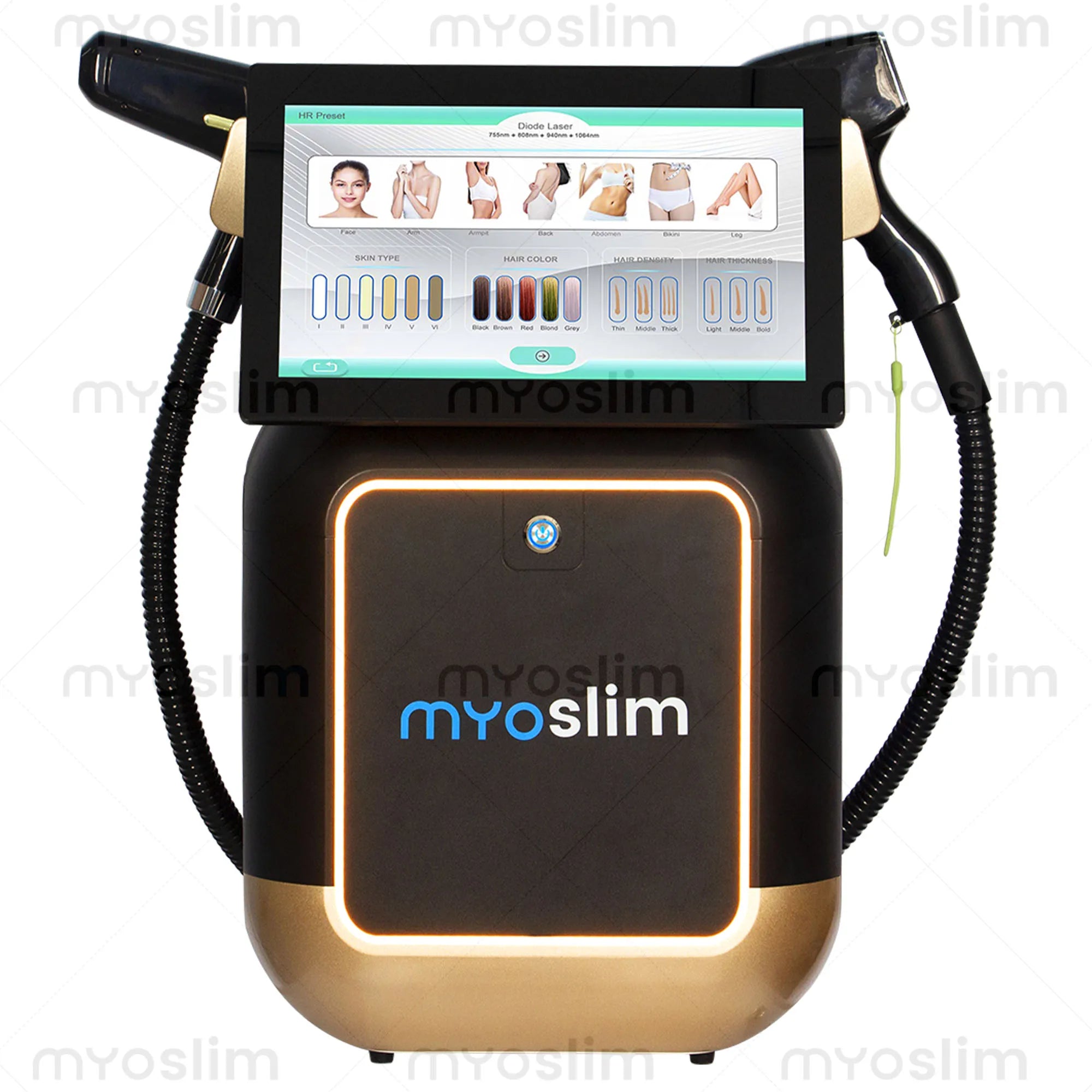 Machine Laser Diode 2-en-1 MYOSLIM – FAC 4 Longueurs d'Onde 755/808/940/1064nm + Picoseconde – Épilation & Détatouage Professionnel