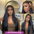 Perruque Glueless Cheveux Humains Brésiliens Remy — Lace HD 4x4 & 5x5, 200%-240% | CLEVI Paris