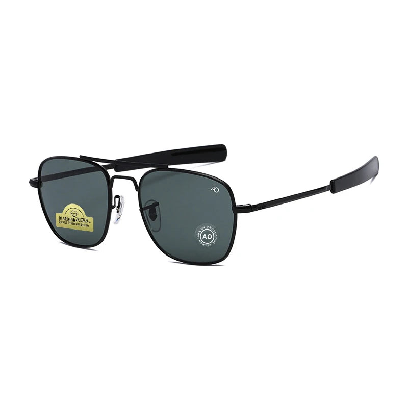 Lunettes de Soleil Pilote Unisexe Verre Trempé UV400 AO8054 – CLEVI Paris