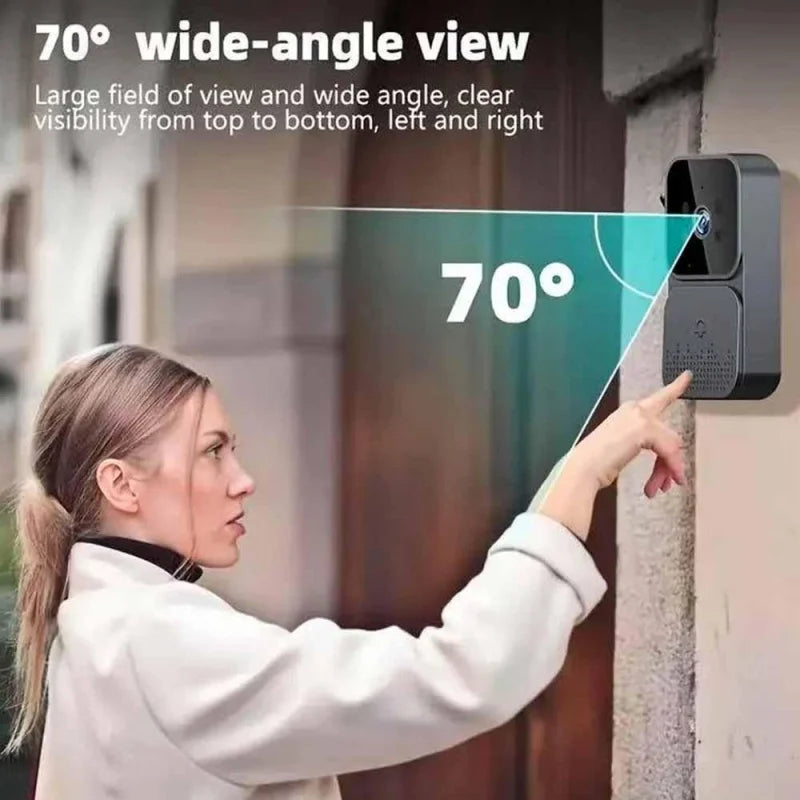 Visiophone Sans WiFi 2.4G Luxuglow – Écran IPS 4,3", Interphone Vidéo, Vision Nocturne IR, Batterie 1000mAh, Carte SD 128Go