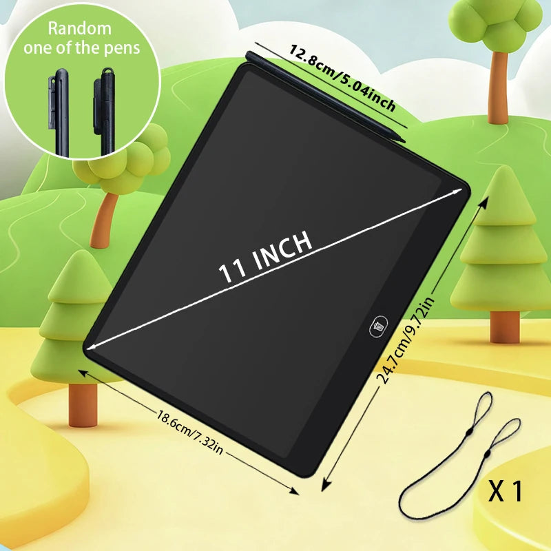 Ardoise LCD Enfant RSP Tablette Dessin Éducative 11/13/16 Pouces 3-8 Ans – CLEVI Paris