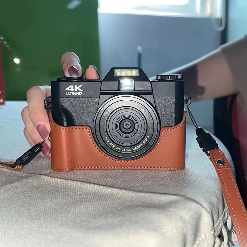 Appareil Photo KOMERY R10 4K 75MP – Autofocus, Double Fill-in LED, Écran 3" 180°, Zoom 16x, WiFi, Webcam, Vlogging – CLEVI Paris