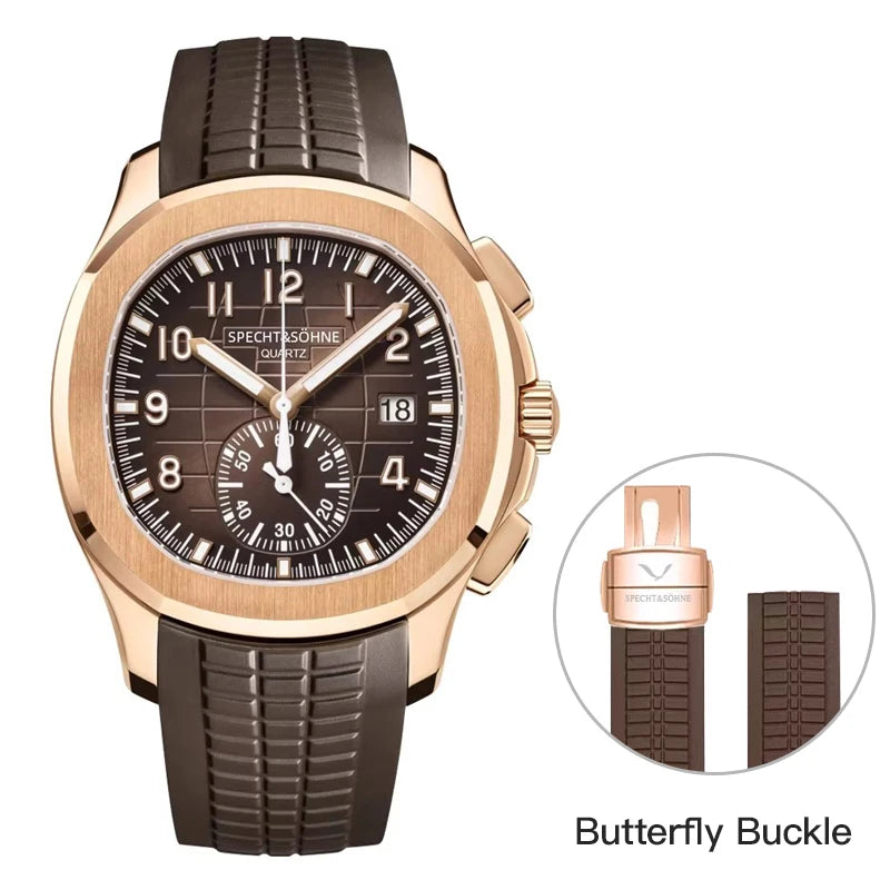 Montre Quartz Chronographe Homme Specht & Söhne SP0006 – Acier 316L Étanche 5ATM