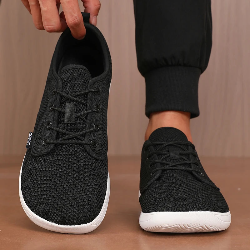 Sneakers Mesh Unisexe Respirantes Bout Large – CLEVI Paris