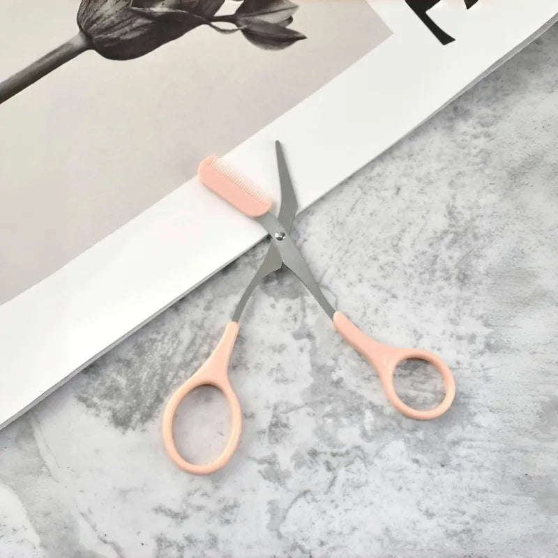 Ciseaux à sourcils avec peigne – CLEVI Paris