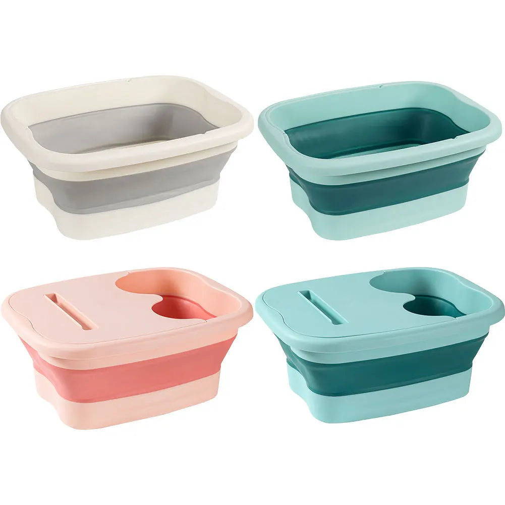 Bain de Pieds Pliable avec Picots de Massage — Pliable, Compact, Certifié CE | CLEVI Paris