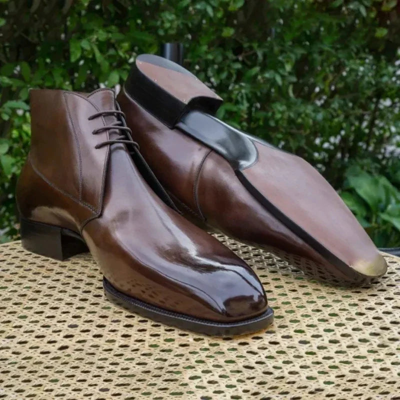 Bottines Homme Lacets Style Martin – CLEVI Paris