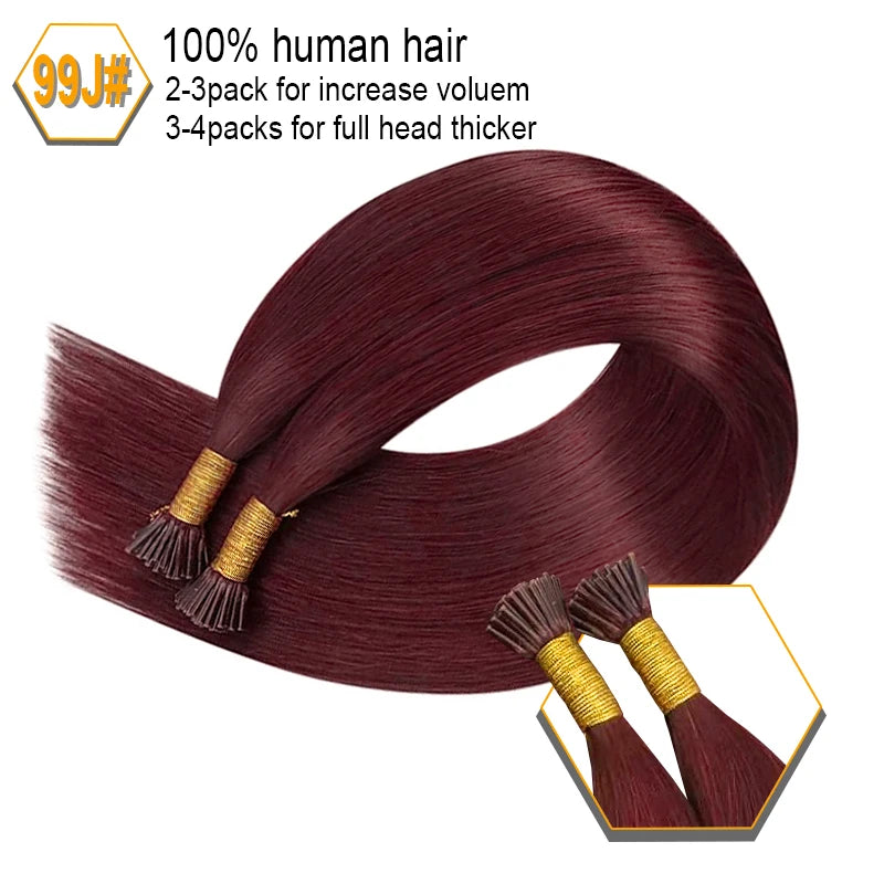 Extensions I-Tip lisses, cheveux humains – CLEVI Paris