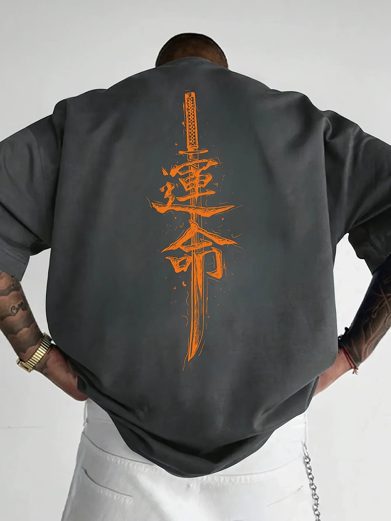 T-Shirt Unisexe Imprimé Samouraï Japonais 100% Coton Manches Courtes 15 Coloris – CLEVI Paris