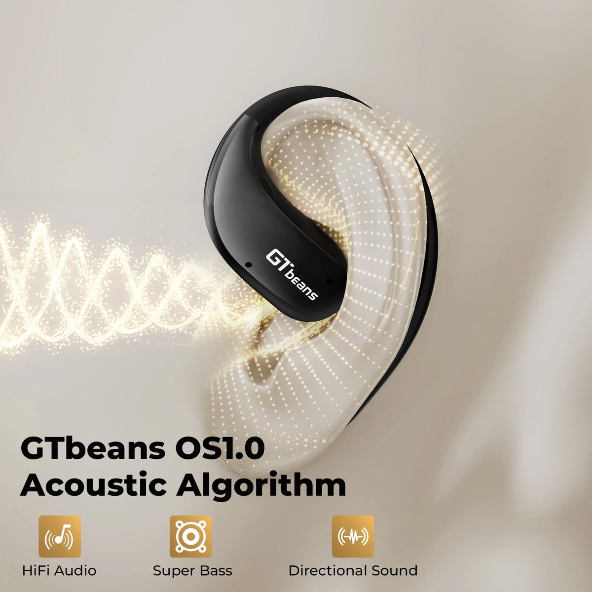 Écouteurs Open-Ear GTbeans E20 OWS BT 6.0 4 Micros – CLEVI Paris