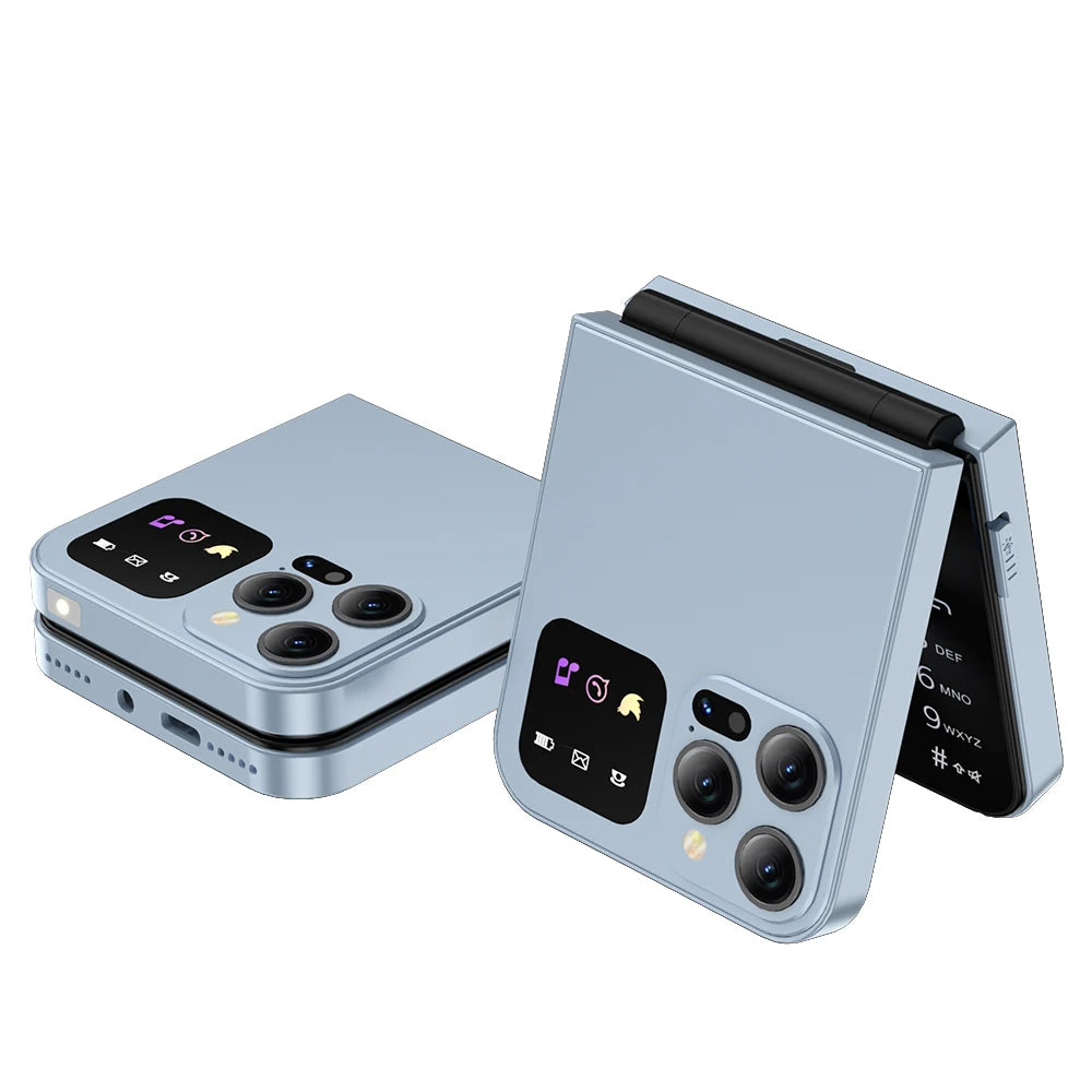 Téléphone Clapet SERVO A50 PRO – 2,4", Dual SIM 2G, Bluetooth, Enregistrement Appels, Type-C – CLEVI Paris