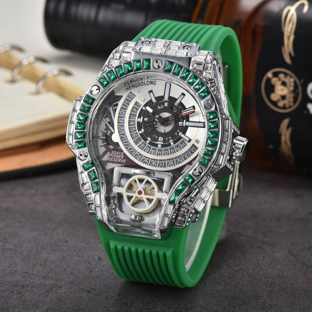 STARPERISH W01 Montre Homme Automatique Japonais Acier Inox Verre Hardlex Lumineux 3 ATM 21 Coloris – CLEVI Paris