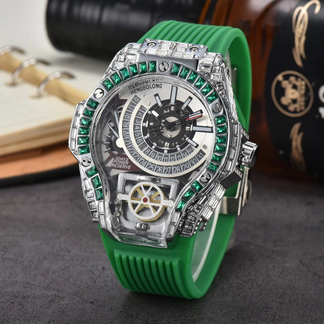STARPERISH W01 Montre Homme Automatique Japonais Acier Inox Verre Hardlex Lumineux 3 ATM 21 Coloris – CLEVI Paris