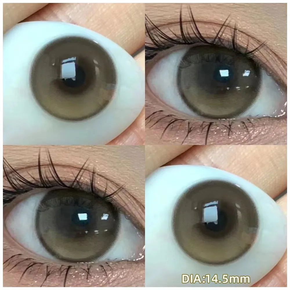 Lentilles de Contact Colorées OVOLOOK avec Correction – 9 Teintes, Myopie 0 à -8.00