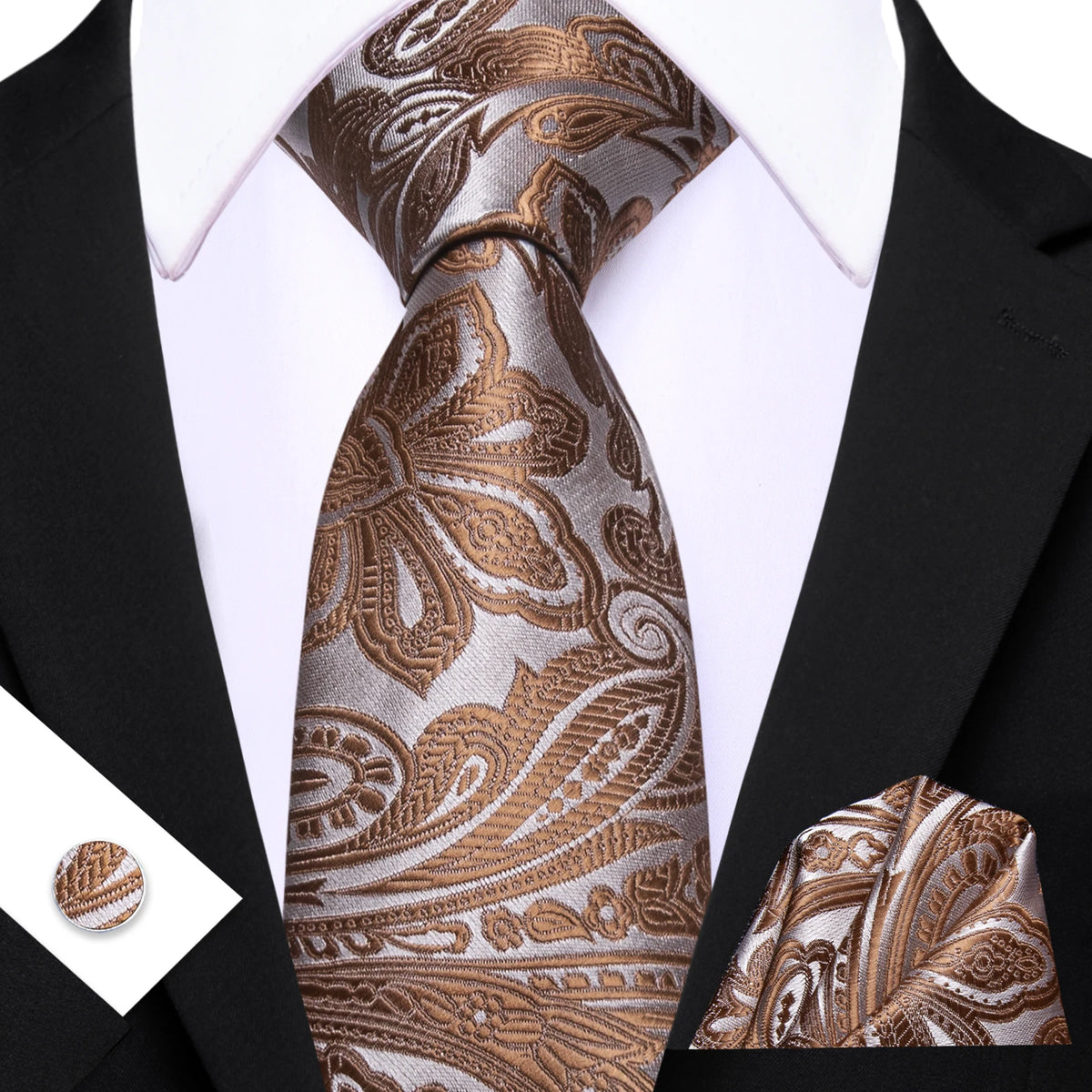 Ensemble cravate homme floral – CLEVI Paris