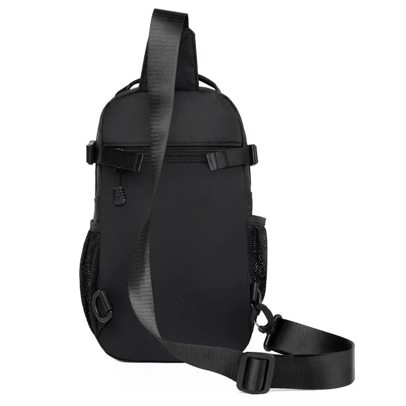 Sac Bandoulière Unisexe Nylon – Sac Poitrine Multicompartiments, Voyage & Quotidien – CLEVI Paris