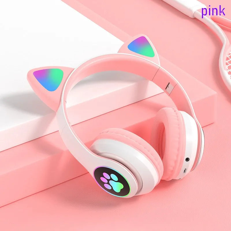 Casque Oreilles de Chat LED RGB Bluetooth – CLEVI Paris