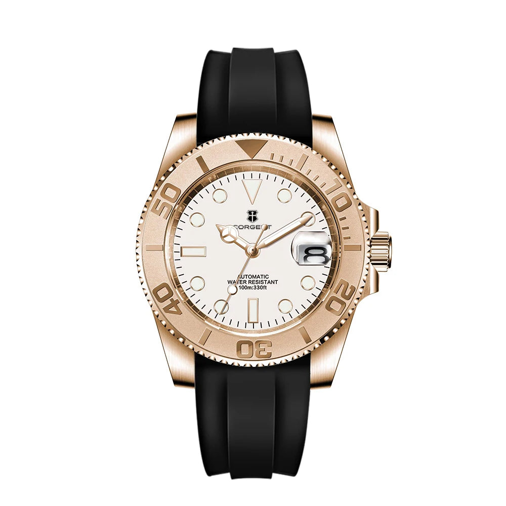 Montre Automatique Homme Corgeut 40mm Mouvement Japonais Saphir – CLEVI Paris