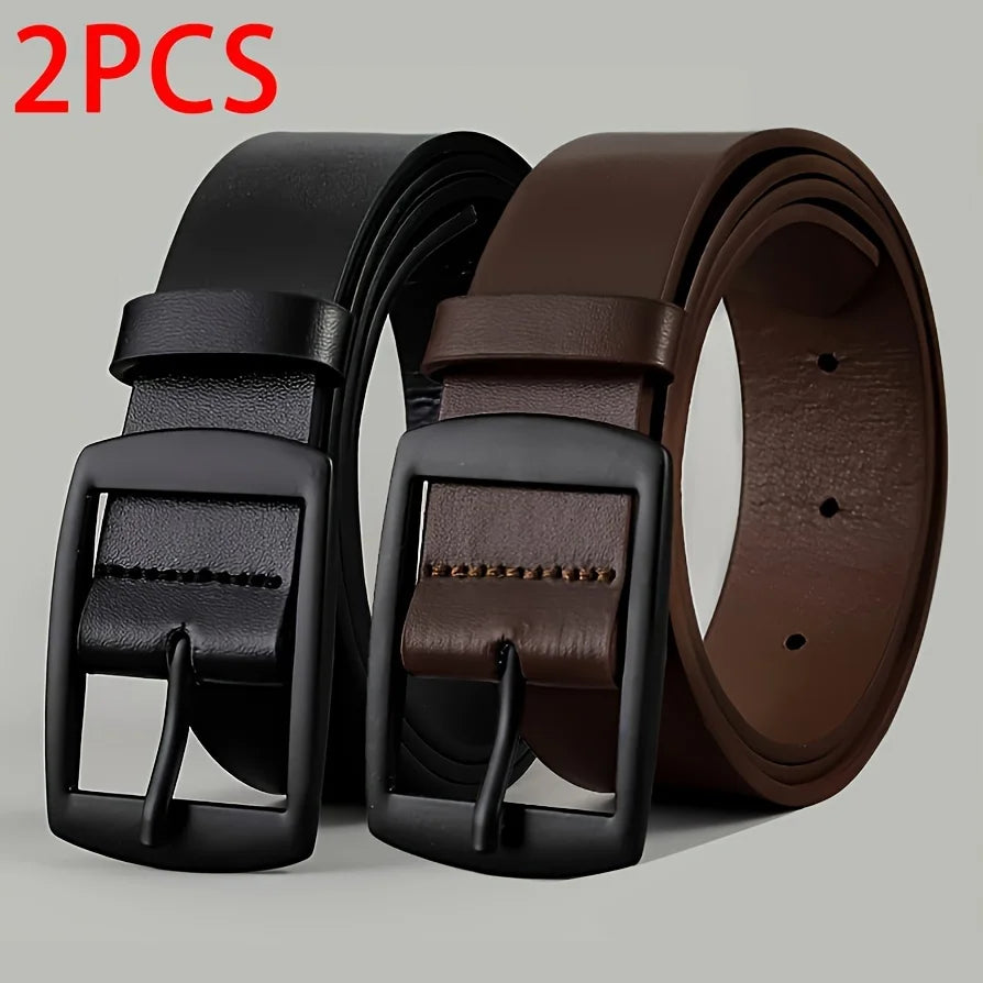 Ceinture Cuir PU Boucle Métal | Style Casual, Unisexe – CLEVI Paris