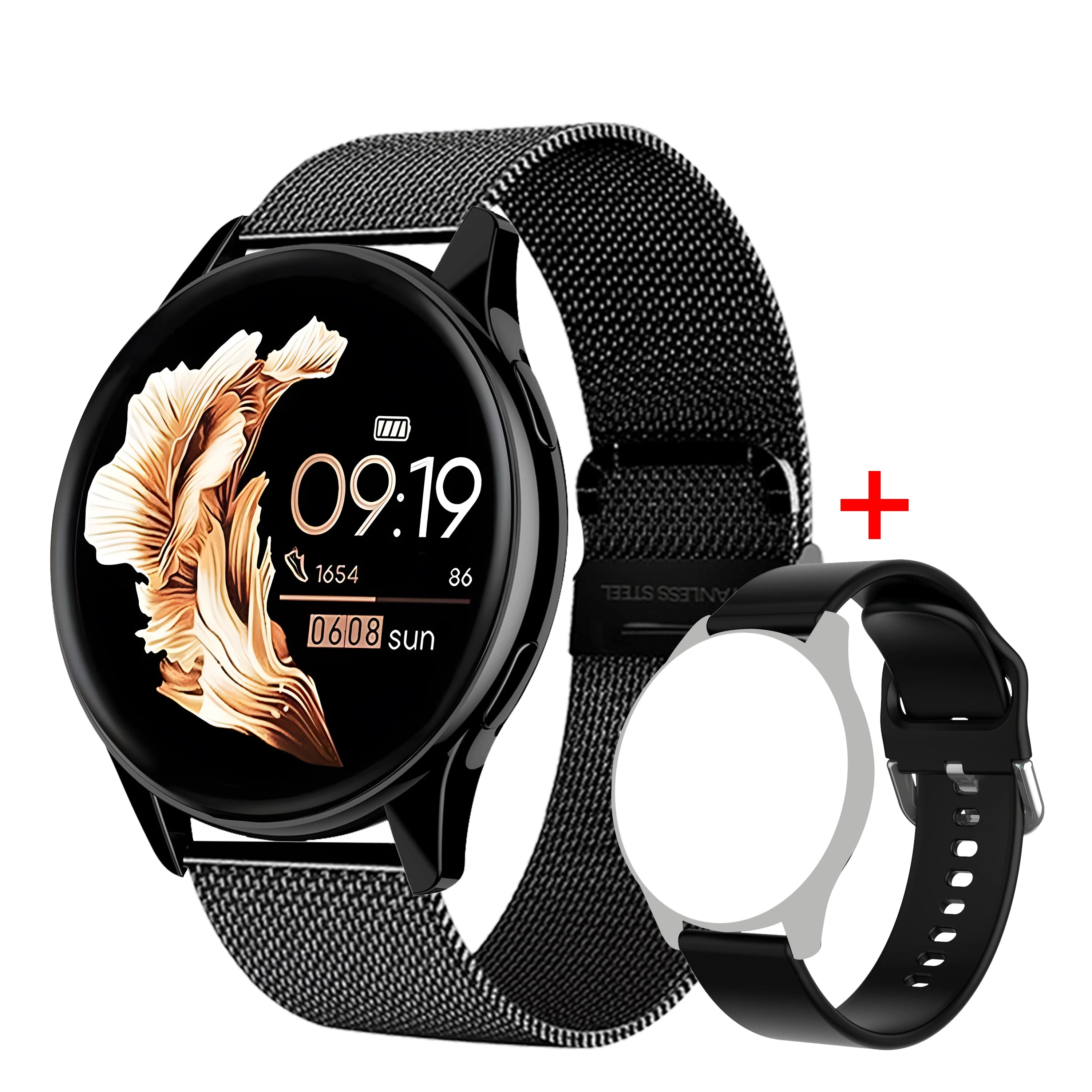 Montre Connectée SIMSONLAB — Huawei GT5 Pro, Appels BT, Cardio, SpO2, Sommeil, Écran HD 1.28" | CLEVI Paris