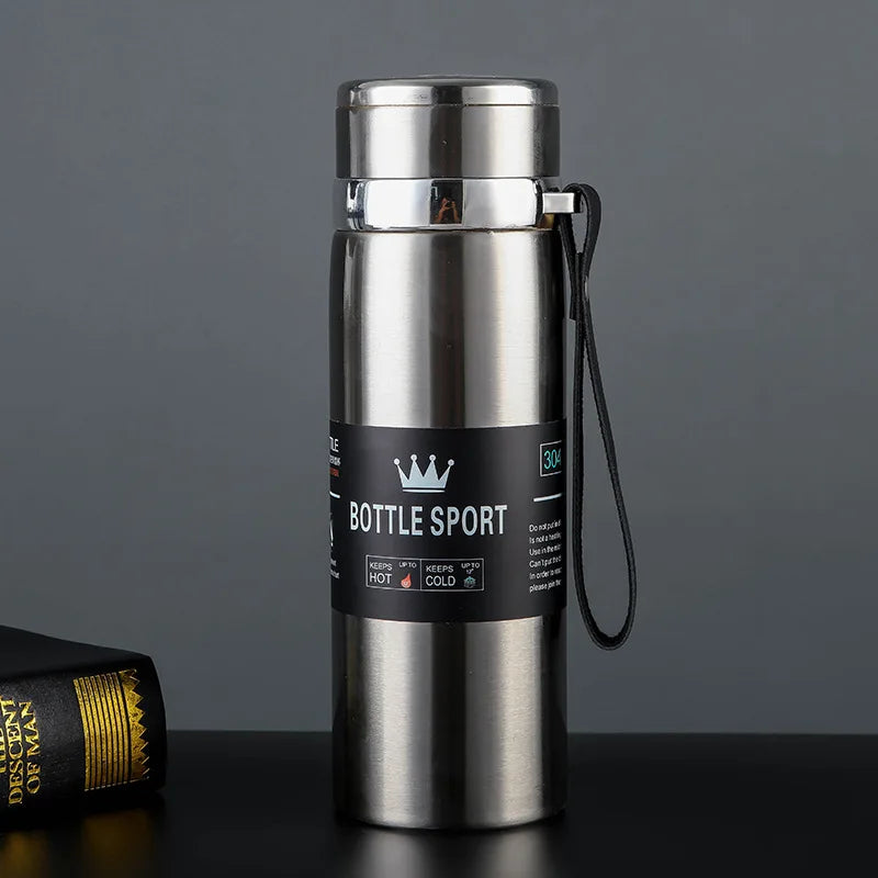 Gourde Thermos 1 L | Acier Inoxydable Double Paroi, Sans BPA – CLEVI Paris