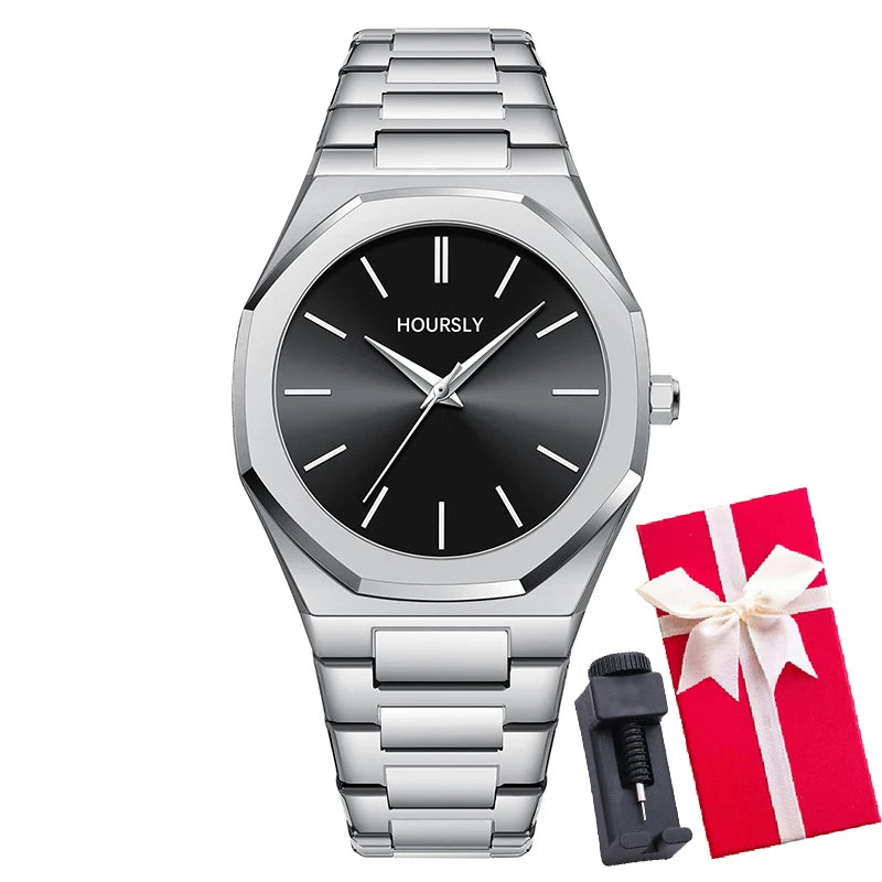 Montre Quartz Homme M.A.W Acier Inoxydable 42mm – CLEVI Paris