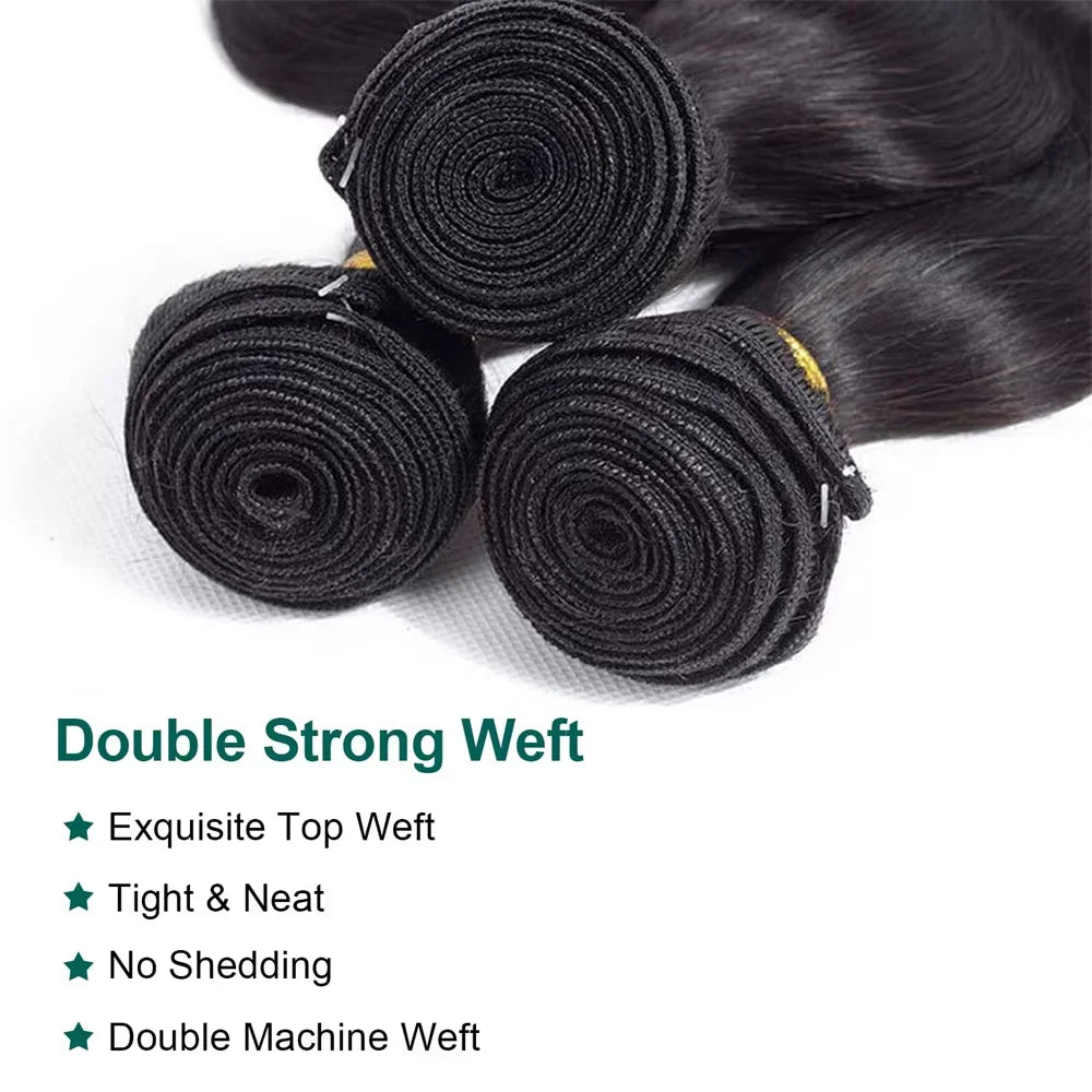 Bundles Tissage Bone Straight Remy Brésiliens – CLEVI Paris