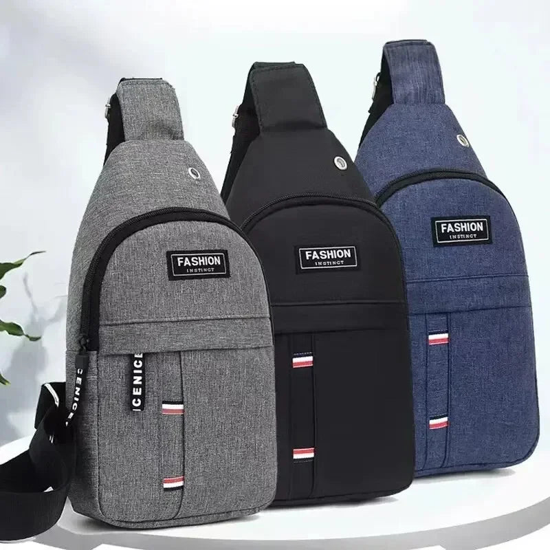 Sacoche Bandoulière Homme Nylon Waterproof — Sport & Voyage — CLEVI Paris